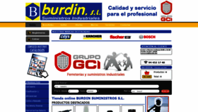 What Burdin.biz website looked like in 2018 (5 years ago)