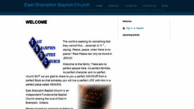 What Bramptonbaptistchurch.org website looked like in 2018 (5 years ago)