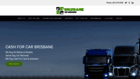 What Brisbanetopwreckers.com website looked like in 2018 (5 years ago)
