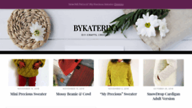 What By-katerina.com website looked like in 2018 (5 years ago)