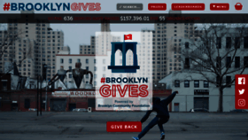 What Brooklyngives.org website looked like in 2018 (5 years ago)