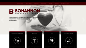 What Bohannoninsurance.com website looked like in 2018 (5 years ago)