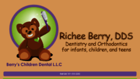What Berrychildrendental.com website looked like in 2018 (5 years ago)