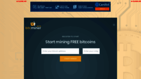 What Btcminer.live website looked like in 2018 (5 years ago)