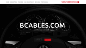 What Bcables.com website looked like in 2018 (5 years ago)