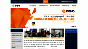 What Bsc.com.vn website looked like in 2018 (5 years ago)