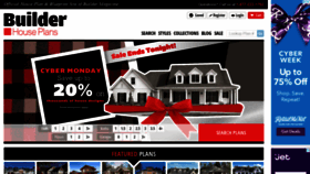 What Builderhouseplans.com website looked like in 2018 (5 years ago)