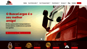 What Buscacargas.com.br website looked like in 2018 (5 years ago)