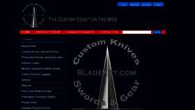 What Bladeart.com website looked like in 2018 (5 years ago)