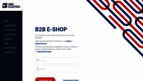 What B2b.kvelektro.cz website looked like in 2018 (5 years ago)