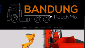What Bandungreadymix.com website looked like in 2018 (5 years ago)
