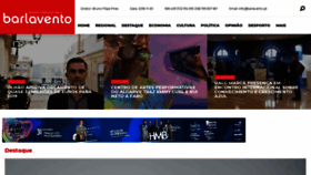 What Barlavento.pt website looked like in 2018 (7 years ago)