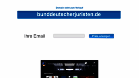 What Bunddeutscherjuristen.de website looked like in 2018 (5 years ago)