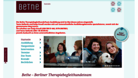 What Bethe-berlin.de website looked like in 2018 (5 years ago)