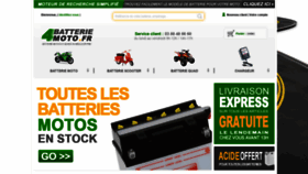 What Batterie4moto.fr website looked like in 2018 (5 years ago)