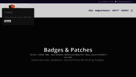 What Badgesenpatches.nl website looked like in 2018 (5 years ago)