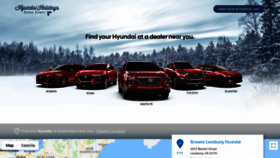 What Buyhyundai.com website looked like in 2018 (5 years ago)