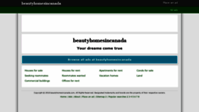 What Beautyhomesincanada.com website looked like in 2018 (5 years ago)