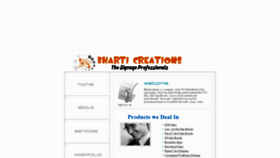 What Bharticreations.com website looked like in 2018 (5 years ago)