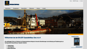 What Bauer-spezialtiefbau.at website looked like in 2018 (5 years ago)