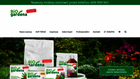 What Biogardena.pl website looked like in 2018 (5 years ago)
