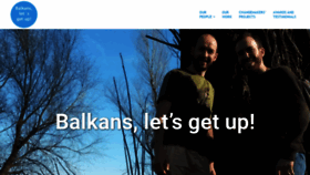 What Balkansletsgetup.org website looked like in 2018 (5 years ago)