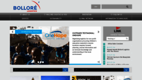 What Bollore-logistics.com website looked like in 2018 (7 years ago)