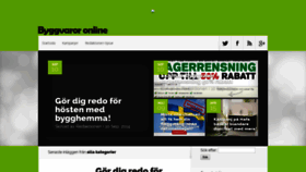 What Byggvaror-online.se website looked like in 2018 (5 years ago)
