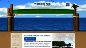 What Boattreemarina.com website looked like in 2018 (5 years ago)
