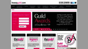 What Beautyguild.com website looked like in 2018 (5 years ago)