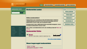 What Boekenwinkel.nl website looked like in 2018 (5 years ago)