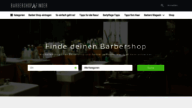 What Barbershop-finder.com website looked like in 2018 (5 years ago)