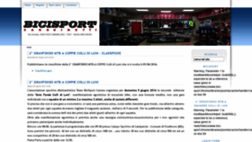 What Bici-sport.it website looked like in 2018 (5 years ago)