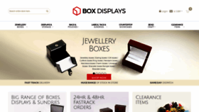 What Boxdisplays.co.uk website looked like in 2018 (5 years ago)