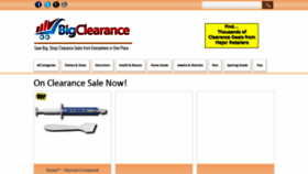 What Bigclearance.com website looked like in 2018 (5 years ago)