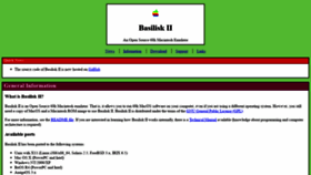 What Basilisk.cebix.net website looked like in 2018 (5 years ago)