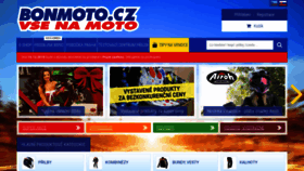 What Bonmoto.cz website looked like in 2018 (5 years ago)
