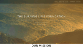 What Burninglimb.com website looked like in 2018 (5 years ago)