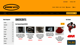 What Bikerzbits.co.th website looked like in 2018 (5 years ago)