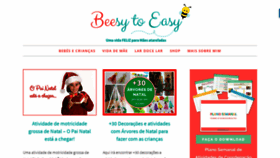 What Beesytoeasy.com website looked like in 2018 (5 years ago)
