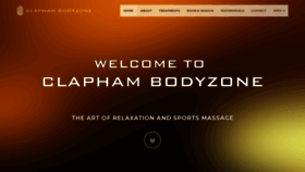 What Bodyzone.london website looked like in 2018 (5 years ago)