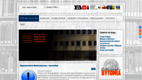 What Biblioteka.bytom.pl website looked like in 2018 (5 years ago)
