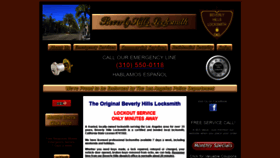 What Beverlyhillslock.com website looked like in 2018 (5 years ago)