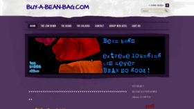 What Buy-a-bean-bag.com website looked like in 2018 (5 years ago)
