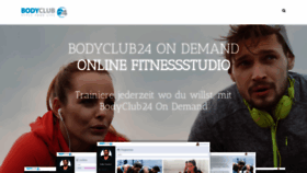 What Bodyclub24.de website looked like in 2018 (5 years ago)