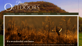 What Briggsoutdoors.com website looked like in 2018 (5 years ago)