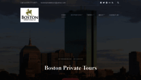 What Bostonprivatetours.com website looked like in 2018 (5 years ago)