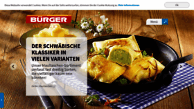 What Buerger-profikueche.de website looked like in 2018 (5 years ago)