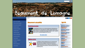 What Beaumont-de-lomagne.fr website looked like in 2018 (5 years ago)