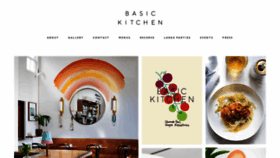What Basickitchen.com website looked like in 2018 (5 years ago)